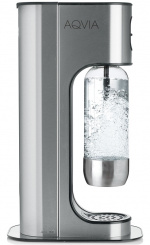 AGA Aqvia Exclusive Steel Black sisältäen 2 pulloa + kolsyrepatron