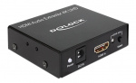 DeLOCK HDMI Stereo/5.1 audio konvertteri, UltraHD, S/PDIF, 3,5mm