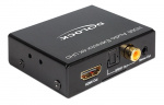 DeLOCK HDMI Stereo/5.1 audio konvertteri, UltraHD, S/PDIF, 3,5mm