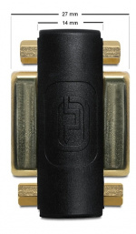 Delock Adapteri Dual Link, DVI naa-naa, 24+5, musta