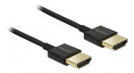 DeLOCK ohut HDMI-kaapeli, High Speed with Ethernet, 4,5m