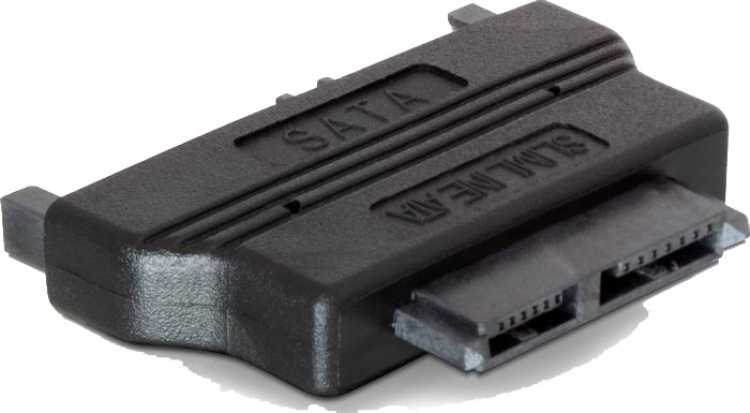 DeLOCK adapteri SATA+virta (7+15-pin) > Slimline SATA+virta(7+6-pin)