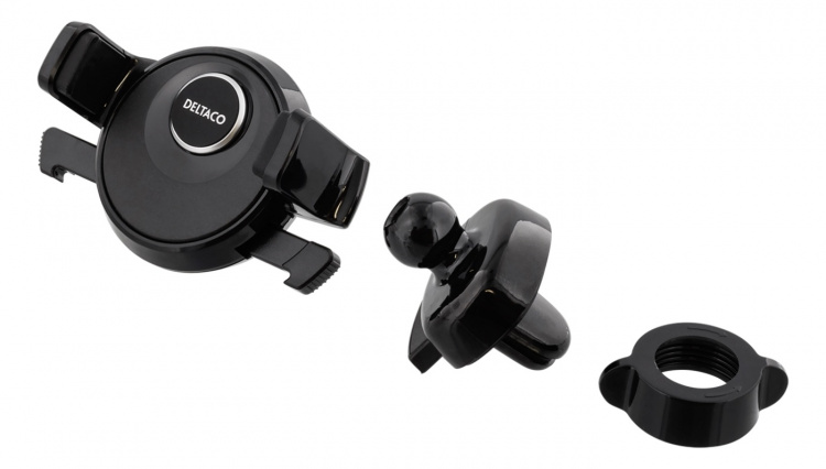 DELTACO autoteline tuuletusritilään, sopii 60-88mm lev. älypuhelimille DELTACO autoteline tuuletusritilään, sopii 60-88mm lev. älypuhelimille