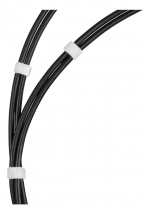 DELTACO Tarranauha, 10mm leveys, 5m rulla, valkoinen