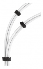 DELTACO tarranauha, 10mm leveys, 25m rulla, musta