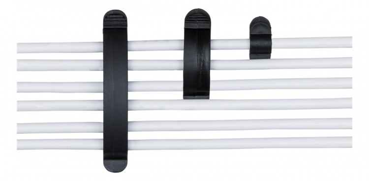 DELTACO itsekiinnittyviä kaapelinpuristimia,1/3/6-paikkaa,10-pak.musta DELTACO itsekiinnittyviä kaapelinpuristimia,1/3/6-paikkaa,10-pak.musta