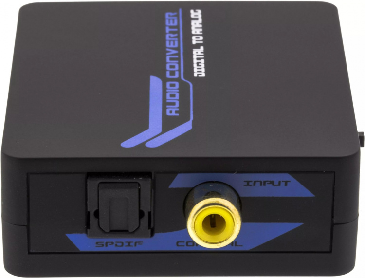 DELTACO äänenmuunnin digitaalinen - analoginen 3,5mm, musta DELTACO äänenmuunnin digitaalinen - analoginen 3,5mm, musta