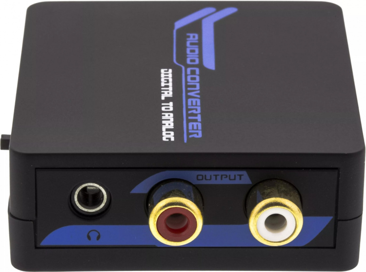 DELTACO äänenmuunnin digitaalinen - analoginen 3,5mm, musta DELTACO äänenmuunnin digitaalinen - analoginen 3,5mm, musta