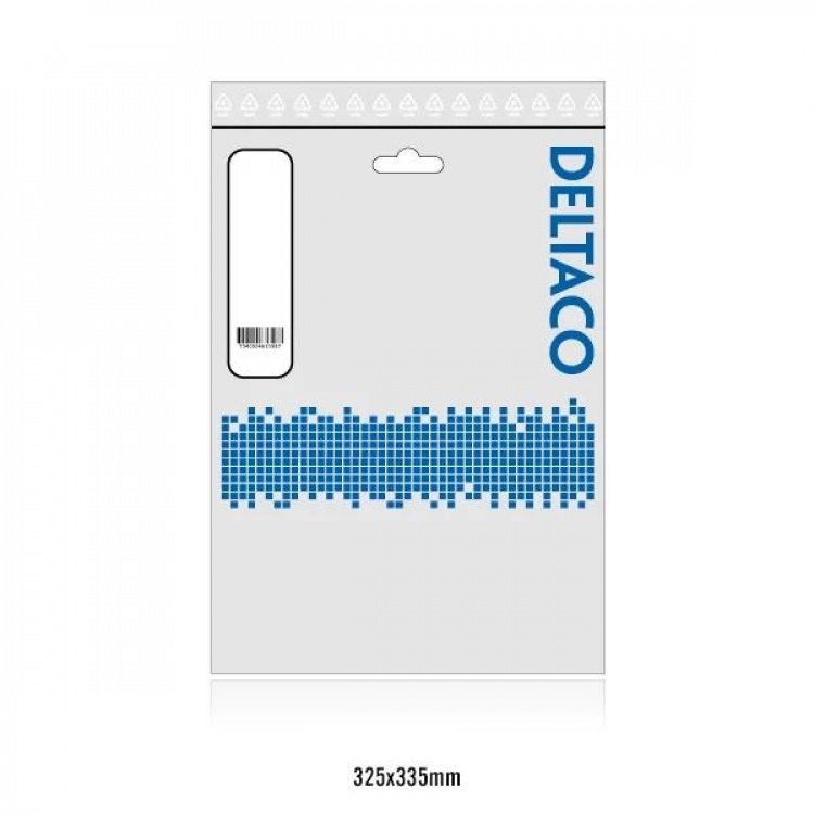 DELTACO DisplayPort näyttökaapeli, 20-pin u - u, 10m, musta