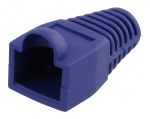 DELTACO RJ45 liitinsuoja, 6,8mm halkaisija, sininen, 20 kpl