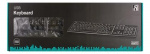 DELTACO USB-näppäimistö, pohjoismainen asettelu, musta DELTACO USB-näppäimistö, pohjoismainen asettelu, musta