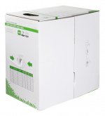 DELTACO U/UTP Cat6 -laitekaapeli, 305m laatikko, 250MHz, LSZH, valk.