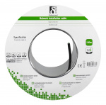 DELTACO U/UTP Cat6 asennuskaapeli ulkokäyttöön, 100m, musta