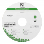 DELTACO S/FTP Cat6a asennuskaapeli ulkokäyttöön, 100m, musta