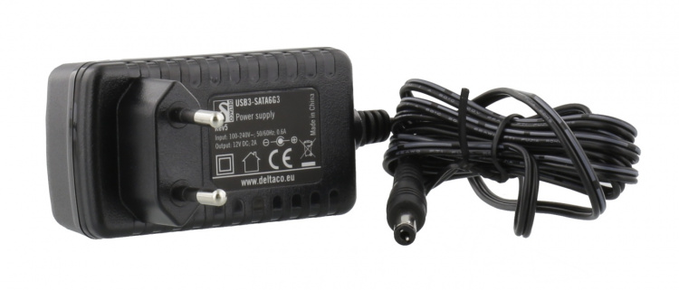 DELTACO USB 3.0 - SATA 6Gb/s sovitin, 2,5/3,5