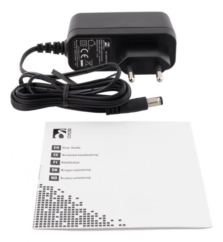 DELTACO PRIME HDMI-jakaja, 1 sisään ja 4 ulos, 4K, HDCP, 3D, musta