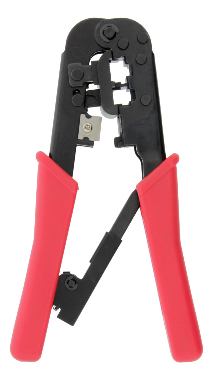 DELTACO Puristustyökalu 6/8 pinniselle liittimelle,katkaisu/kuorinta DELTACO Puristustyökalu 6/8 pinniselle liittimelle,katkaisu/kuorinta