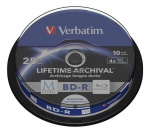 Verbatim M-Disc BD-R 4x 25GB/200min, 10-pakkaus Verbatim M-Disc BD-R 4x 25GB/200min, 10-pakkaus