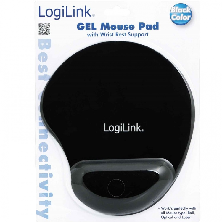 LogiLink Musmatta med handledsstöd Gel