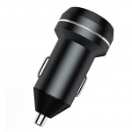 Champion Autolaturi 24W 2-porttinen musta Champion Autolaturi 24W 2-porttinen musta