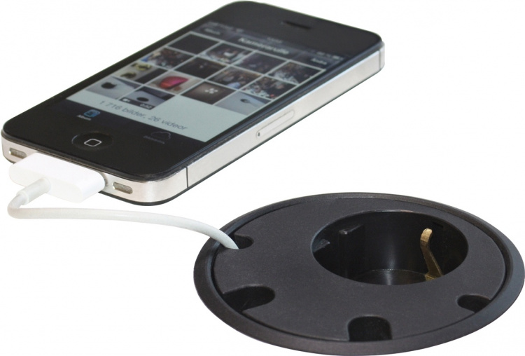 Powerdot Satellit PD10 - satellitti, CEE 7/4 pistokkeella, musta Powerdot Satellit PD10 - satellitti, CEE 7/4 pistokkeella, musta