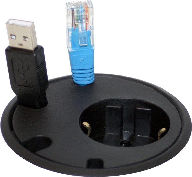 Powerdot Satellit PD10 - satellitti, CEE 7/4 pistokkeella, musta Powerdot Satellit PD10 - satellitti, CEE 7/4 pistokkeella, musta