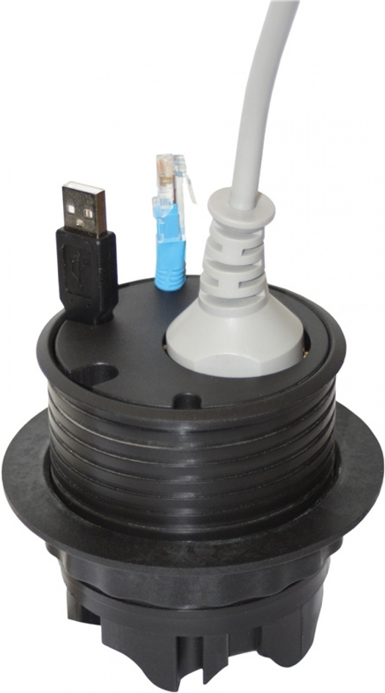 Powerdot Satellit PD10 - satellitti, CEE 7/4, kehykset, musta Powerdot Satellit PD10 - satellitti, CEE 7/4, kehykset, musta