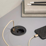 Powerdot Satellit PD10 - satellitti, CEE 7/4, HDMI, USB, musta Powerdot Satellit PD10 - satellitti, CEE 7/4, HDMI, USB, musta