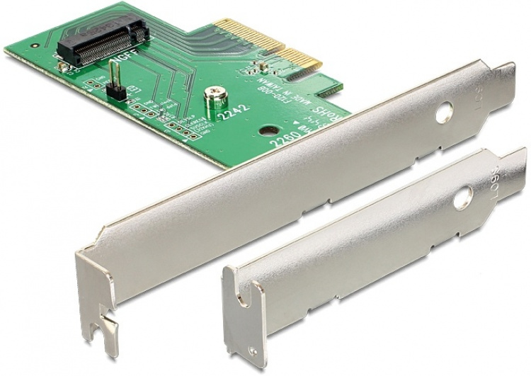 DeLOCK ohjainkortti, PCI-E 4.0 x4, SATA 6, 1xmSATA, 3x SATA 7-pin DeLOCK ohjainkortti, PCI-E 4.0 x4, SATA 6, 1xmSATA, 3x SATA 7-pin