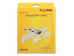 Delock PCI Express -ohjainkortti, 1xRS-232 uros, SUN2212-piirisarja