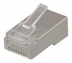 DELTACO laitekaapelin RJ45-liitin, Cat6, suojattu, 20 kpl pakkaus
