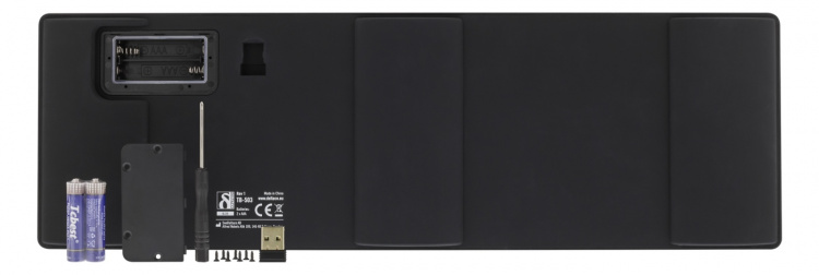 DELTACO langaton näppäimistö kosketuslevyllä, IP65, musta