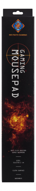 DELTACO GAMING hiirimatto, valmistettu neopreenistä, 2mm paksu, musta DELTACO GAMING hiirimatto, valmistettu neopreenistä, 2mm paksu, musta