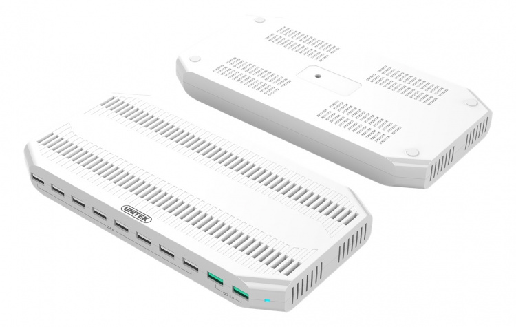 USB-latausasema, 10x USB-A, QuickCharge 3.0