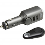 Technaxx Car Alarm + Car charger black Technaxx Car Alarm + Car charger black