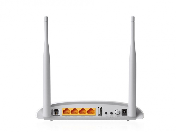 TP-Link TD-W9970 300Mbps langaton N ADSL2-reititin, USB, valkoinen