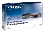 TP-Link TL-SF1024D, 24xRJ45, 10/100Mbps, työpöytä, musta