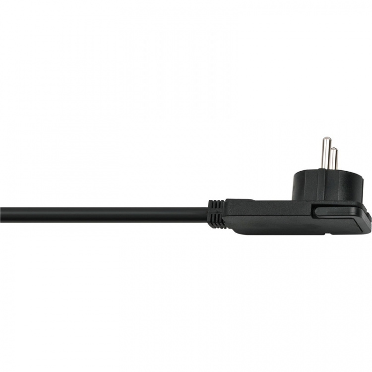 Jatkopistorasia Comfort-Line 6-Paikkaa 2.00 m Musta - Suojakosketin
