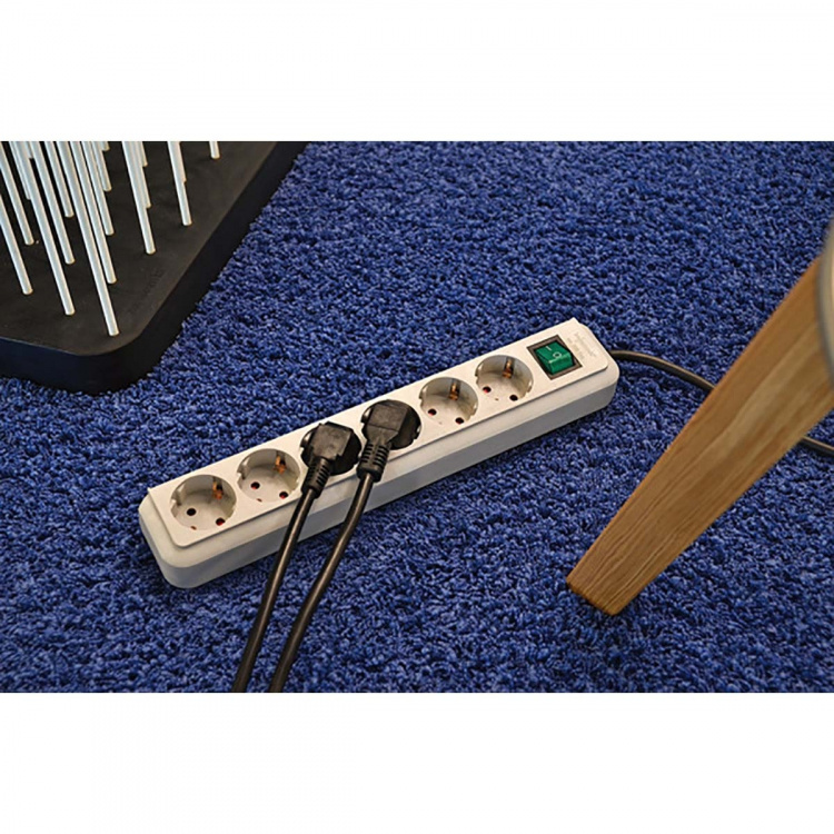 brennenstuhl Jatkopistorasia Eco-Line 3-Paikkaa 3.00 m Valkoinen - Suojakosketin TYPE F