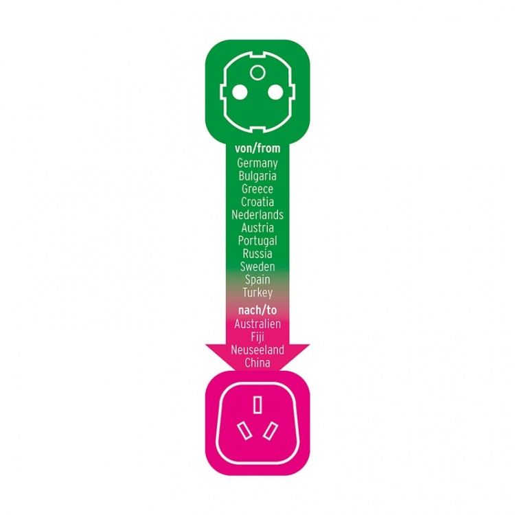 brennenstuhl Matka-adapteri Eurooppa-Australia Maadoitettu brennenstuhl Matka-adapteri Eurooppa-Australia Maadoitettu