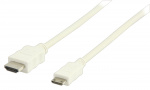 Valueline High Speed HDMI-kaapeli Ethernet HDMI-Liitin - HDMI Mini 1.00 m Valkoinen