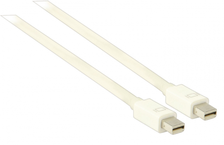 Valueline Mini DisplayPort Kaapeli Mini DisplayPort Uros - Mini DisplayPort Uros 3.00 m Valkoinen