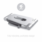 Desire2 Pöytäteline Älypuhelin ja Tabletti Hopea