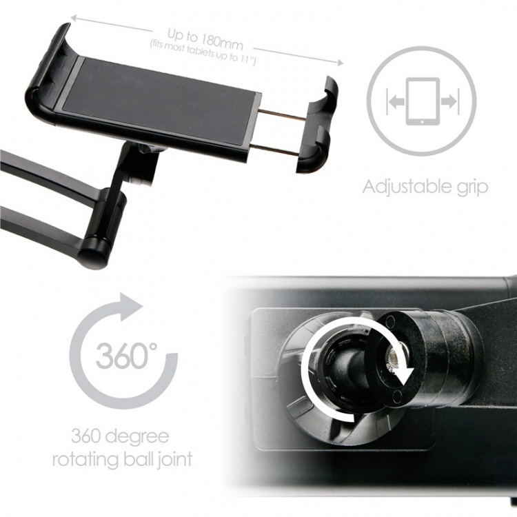 Desire2 Tablet-teline 2-in-1 seinä ja kannettava 11,0