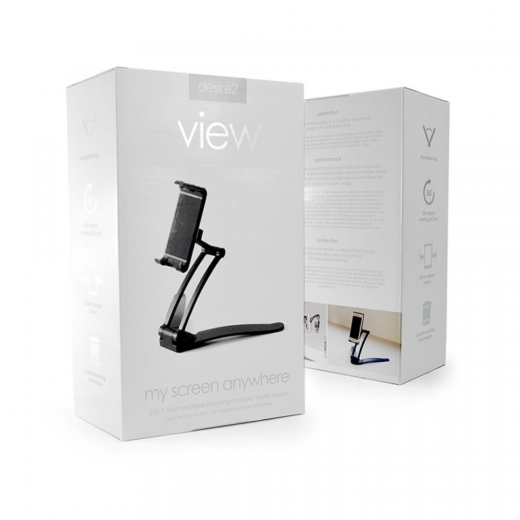 Desire2 Tablet-teline 2-in-1 seinä ja kannettava 11,0