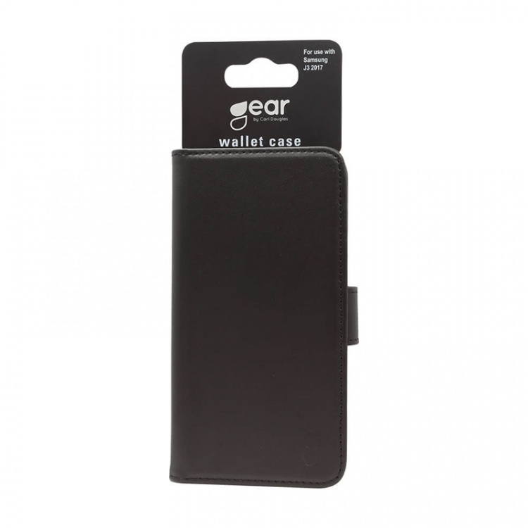 GEAR Lompakko Musta - Samsung J3 2017 GEAR Lompakko Musta - Samsung J3 2017