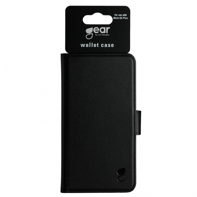 Gear Lompakko Moto G5 PLUS Musta