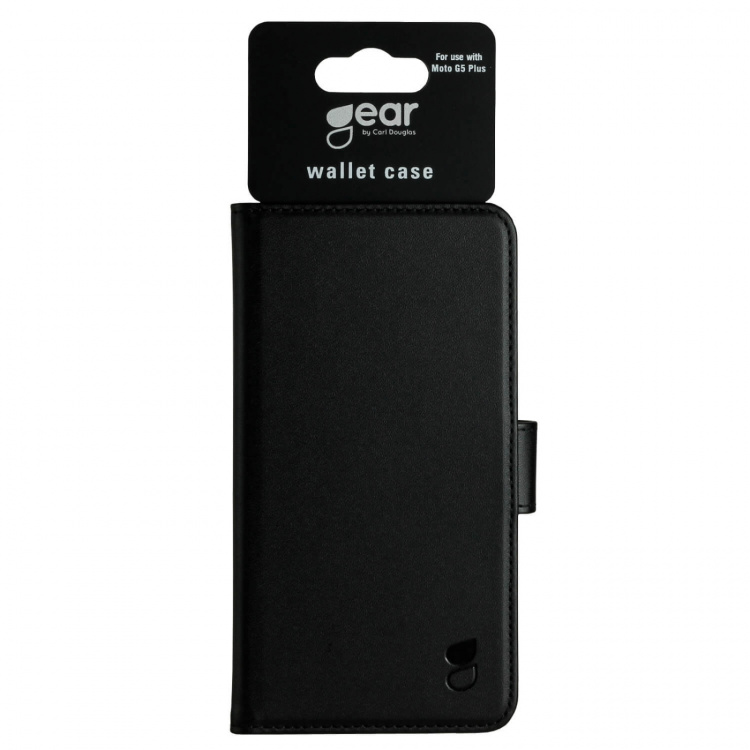 Gear Lompakko Moto G5 PLUS Musta