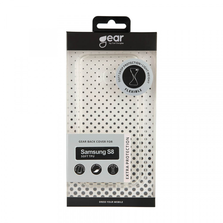 Gear Suojakuori TPU Läpinäkyvä - Samsung S8