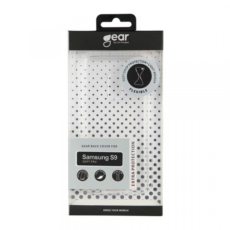 Gear Suojakuori TPU Läpinäkyvä - Samsung S9